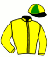 casaque portée par Grosjean J. jockey du cheval de course PRINCE DU MAS (FR), information pmu ZETURF
