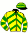 casaque portée par Flannelly C. E. jockey du cheval de course MOON CHILD (FR), information pmu ZETURF
