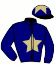 casaque portée par Smit W. jockey du cheval de course BAHAMA DREAM (IE), information pmu ZETURF