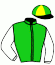 casaque portée par Grosjean J. jockey du cheval de course ABELIE (FR), information pmu ZETURF