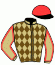 casaque portée par Fouchet A. jockey du cheval de course BET ON YOURSELF (FR), information pmu ZETURF