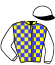 casaque portée par Crastus A. jockey du cheval de course SOLITARY MAN (FR), information pmu ZETURF