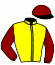 casaque portée par Forest M. jockey du cheval de course ISRAA DU BREUIL (AR), information pmu ZETURF