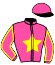 casaque portée par Plateaux J. jockey du cheval de course IRON ROCK (IE), information pmu ZETURF