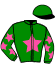 casaque portée par Veron F. jockey du cheval de course SERAPHINE DE CERE (AR), information pmu ZETURF