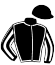 casaque portée par Mendizabal I. jockey du cheval de course KAURI CLIFFS, information pmu ZETURF