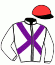 casaque portée par Smit W. jockey du cheval de course CLELIE (FR), information pmu ZETURF