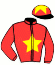 casaque portée par Werle A. jockey du cheval de course LIBERTIN GRIS (FR), information pmu ZETURF