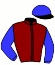 casaque portée par Crastus A. jockey du cheval de course KENDAYA (IE), information pmu ZETURF