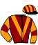 casaque portée par Werle A. jockey du cheval de course BEL OUEST (FR), information pmu ZETURF