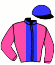 casaque portée par Le Pemp Mlle L. jockey du cheval de course CIRCLE OF HANDS (IE), information pmu ZETURF
