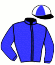 casaque portée par De Chitray A. jockey du cheval de course VASLOREY, information pmu ZETURF