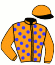 casaque portée par Mendizabal I. jockey du cheval de course PERSEVERANTS, information pmu ZETURF