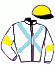 casaque portée par Demuro C. jockey du cheval de course CIRANO, information pmu ZETURF