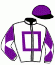 casaque portée par Soumillon C. jockey du cheval de course LADY PRINCESS, information pmu ZETURF