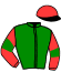 casaque portée par Santiago Mlle D. jockey du cheval de course TIRTZA, information pmu ZETURF