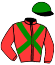 casaque portée par Cadel C. jockey du cheval de course MISS D'ORH, information pmu ZETURF