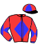 casaque portée par Foulon M. jockey du cheval de course FOLY DOUCE, information pmu ZETURF