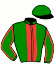 casaque portée par Cabre J. jockey du cheval de course AL ZAEEM, information pmu ZETURF