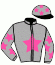 casaque portée par Seguy V. jockey du cheval de course BENETBOOP DU POUEY, information pmu ZETURF