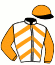 casaque portée par Mendizabal I. jockey du cheval de course SIRANO, information pmu ZETURF