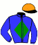 casaque portée par Lebouc Hug. jockey du cheval de course RUSSIPANT FAL, information pmu ZETURF