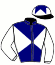 casaque portée par Mekouche Mlle A. jockey du cheval de course MA PRECIEUSE, information pmu ZETURF