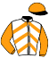 casaque portée par Eon Mlle M. jockey du cheval de course SIERRA DE L'ABBAYE, information pmu ZETURF casaque portée par Eon Mlle M. jockey du cheval de course SIERRA DE L'ABBAYE, information pmu ZETURF