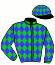 casaque portée par Fourcade R. jockey du cheval de course ISOLA DI CAPRI, information pmu ZETURF