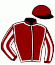casaque portée par Forest M. jockey du cheval de course WATHAB, information pmu ZETURF
