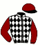 casaque portée par Lestrade B. jockey du cheval de course LUCKY CHARM, information pmu ZETURF