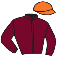 casaque portée par Nabet K. jockey du cheval de course SAINT SIRE, information pmu ZETURF