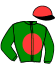 casaque portée par Beaudoire A. jockey du cheval de course VALINCO, information pmu ZETURF casaque portée par Beaudoire A. jockey du cheval de course VALINCO, information pmu ZETURF