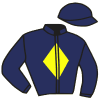 casaque portée par Forest M. jockey du cheval de course VERTIGO POMPADOUR, information pmu ZETURF