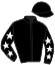 casaque portée par Veron F. jockey du cheval de course FENG SHUI DU PECOS, information pmu ZETURF