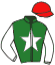 casaque portée par Seguy V. jockey du cheval de course REINE DE BAVIERE, information pmu ZETURF casaque portée par Seguy V. jockey du cheval de course REINE DE BAVIERE, information pmu ZETURF