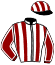 casaque portée par Werle A. jockey du cheval de course ALEXEJ, information pmu ZETURF casaque portée par Werle A. jockey du cheval de course ALEXEJ, information pmu ZETURF