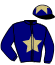casaque portée par Foulon M. jockey du cheval de course KEYKO, information pmu ZETURF