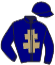 casaque portée par Piccone T. jockey du cheval de course TOCCATAA, information pmu ZETURF