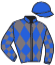 casaque portée par Eon Mlle M. jockey du cheval de course ARYVESAN, information pmu ZETURF