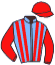 casaque portée par Eyquem Jb. jockey du cheval de course BIARN, information pmu ZETURF