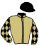 casaque portée par Meyer Mlle M. jockey du cheval de course STARECTO, information pmu ZETURF