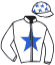 casaque portée par Bendjama A. jockey du cheval de course KALEORA, information pmu ZETURF
