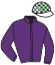 casaque portée par Veron F. jockey du cheval de course CORDIALE, information pmu ZETURF