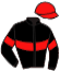 casaque portée par Eon Mlle M. jockey du cheval de course LADIES LAW, information pmu ZETURF