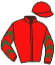 casaque portée par Delozier L. jockey du cheval de course KAPRISKA, information pmu ZETURF