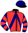 casaque portée par Monnier D. jockey du cheval de course HELDER, information pmu ZETURF