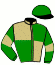 casaque portée par Clozier Eti. jockey du cheval de course HARONA D'OLIVERIE, information pmu ZETURF