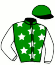 casaque portée par Abrivard M. jockey du cheval de course GAETAN (FR), information pmu ZETURF