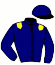 casaque portée par Crespel D. jockey du cheval de course GAMBISSARA (FR), information pmu ZETURF